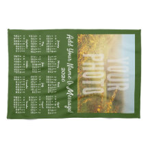 Ihr Foto Teetuchkalender grün