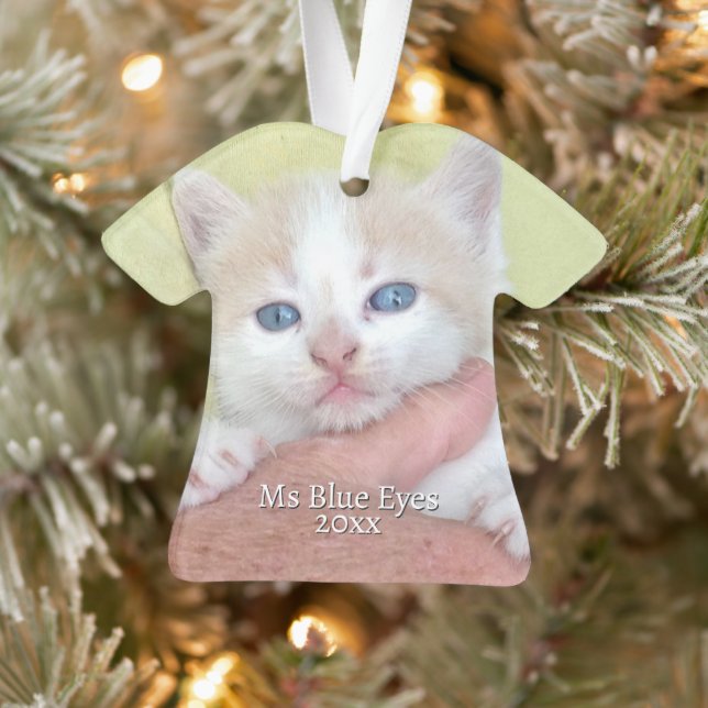 Ihr Foto/Text - Traditionelles Jährliches Geschenk Ornament (Baum)