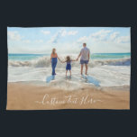 Ihr Foto und Ihr Handtuch für die benutzerdefinier<br><div class="desc">Handtücher für Foto und Textküche - Einzigartiges Design - Personalisierte Familie / Freunde oder Persönliche Handtücher / Geschenk - Text und Foto hinzufügen - Umgestalten und verschieben Sie Elemente mit dem Anpassungs-Tool ! Wählen Sie Schriftart / Größe / Farbe! Viel Glück - Seien Sie glücklich :)</div>