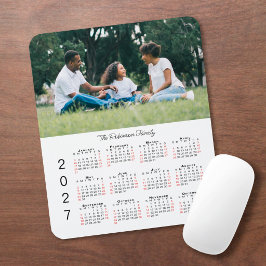 Ihr Foto- und Namenskalender 2027 Mousepad