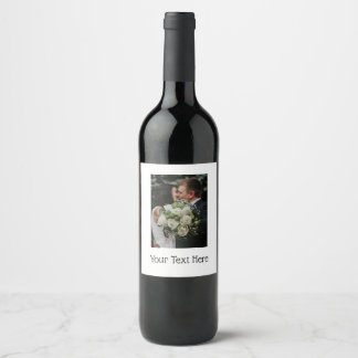 IHR Foto- und Textwein Weinetikett