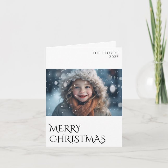 Ihr Foto Weihnachten Gruß (Vorderseite)