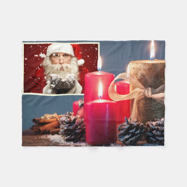 IHR FOTO Weihnachtsdecke Fleecedecke (Vorderseite (Horizontal))