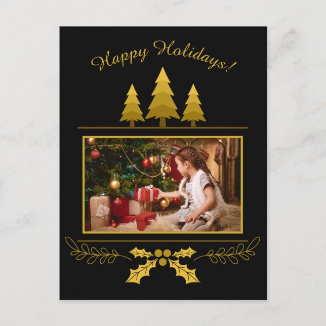 IHR FOTO Weihnachtspostkarte Feiertagspostkarte (Vorderseite)