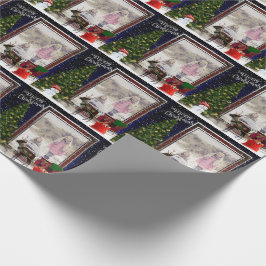 Ihr Foto Weihnachtsrahmen Geschenkpapier