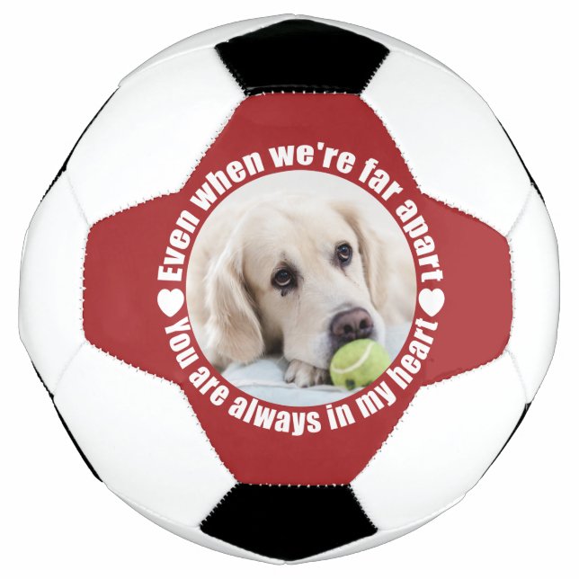 IHR FOTO Weit weg von der Liebe Custom Fußball (Vorderseite)