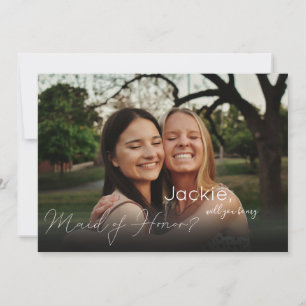 Ihr Foto wird U Trauzeugin Landschaft sein Einladung