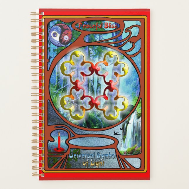 Ihr Friedliches Bliss-Tagebuch Planer (Vorderseite)