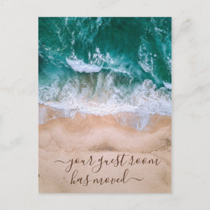 Ihr Gästezimmer wurde an den Strand Ozean Meer ver Ankündigungspostkarte
