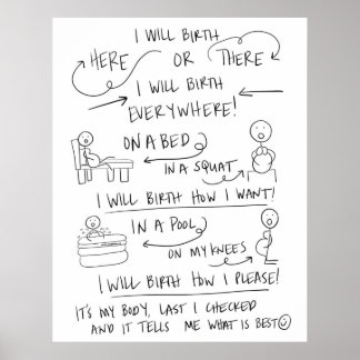 Ihr Geburtsgedicht Poster