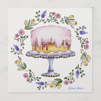 Ihr Geburtstag / Mittagessen / Party Einladung - S