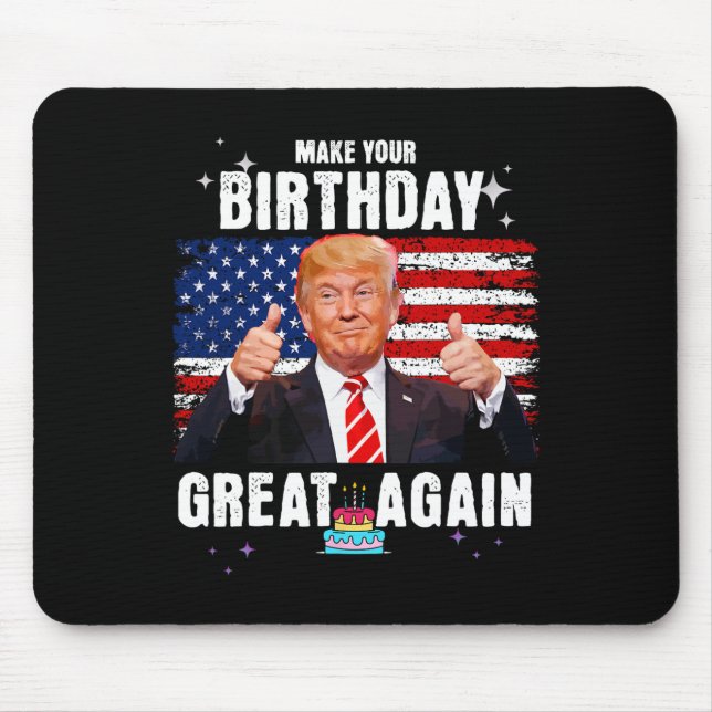 Ihr Geburtstag wieder großartig 2024 US-Präsidents Mousepad (Vorne)