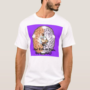 Ihr Gehirn auf Trommel-T - Shirt