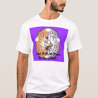 Ihr Gehirn auf Trommel-T - Shirt