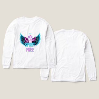 Ihr Geist ist frei Neon-Engelsflügel Tri-Blend T-S Shirt