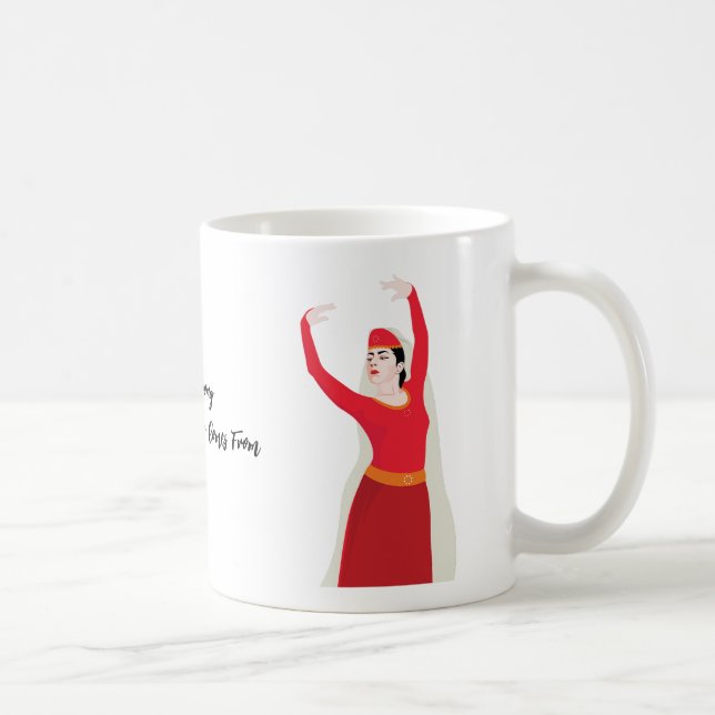 Ihr Geist ist so stark wie das Land, aus dem sie k Kaffeetasse (Rechts)
