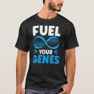 Ihr Gene-Backprint-Biologie-Lehrer T-Shirt