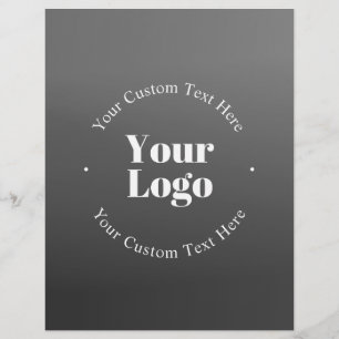 Ihr Geschäft-Logo oder Design & bearbeitbarer Text Flyer