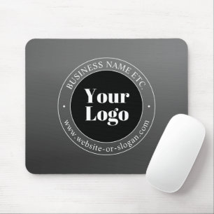 Ihr Geschäft-Logo oder Design & bearbeitbarer Text Mousepad