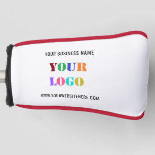 Ihr Geschäft-Logo und benutzerdefinierter Text Gol Golf Headcover