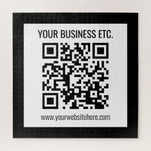 Ihr Geschäftsname & editierbarer QR-Code