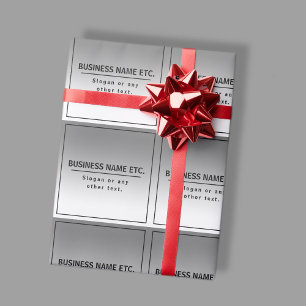 Ihr Geschäftsname oder Marke usw. Geschenkpapier