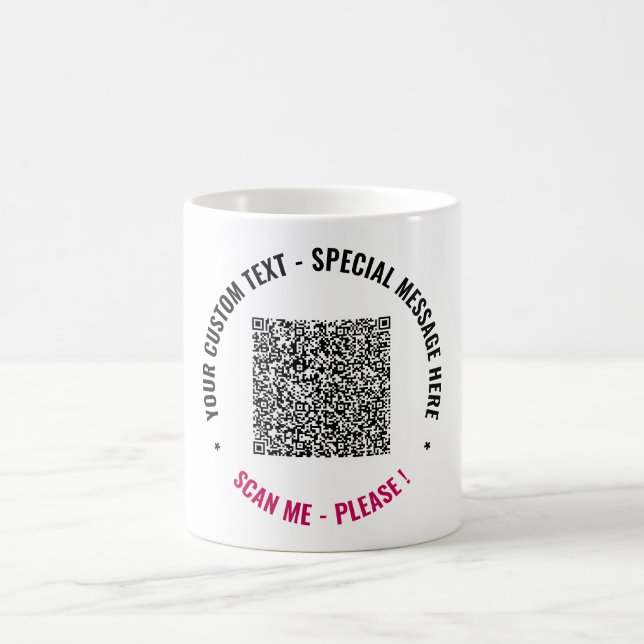 Ihr Geschenk für die QR-Tasse mit benutzerdefinier Kaffeetasse (Mittel)