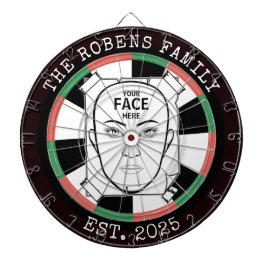 Ihr Gesicht Hier Dartboard Dartscheibe