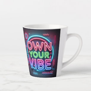 Ihr Gesicht - Neon Latte Tasse