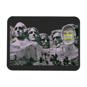 Ihr Gesicht wird von Rushmore gespannt Magnet