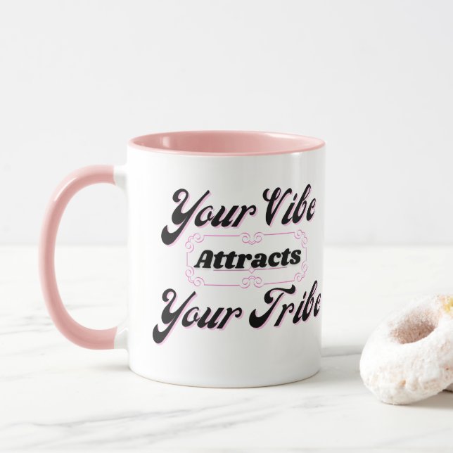 Ihr Gesicht zieht Ihren Stamm an Tasse (Mit Donut)