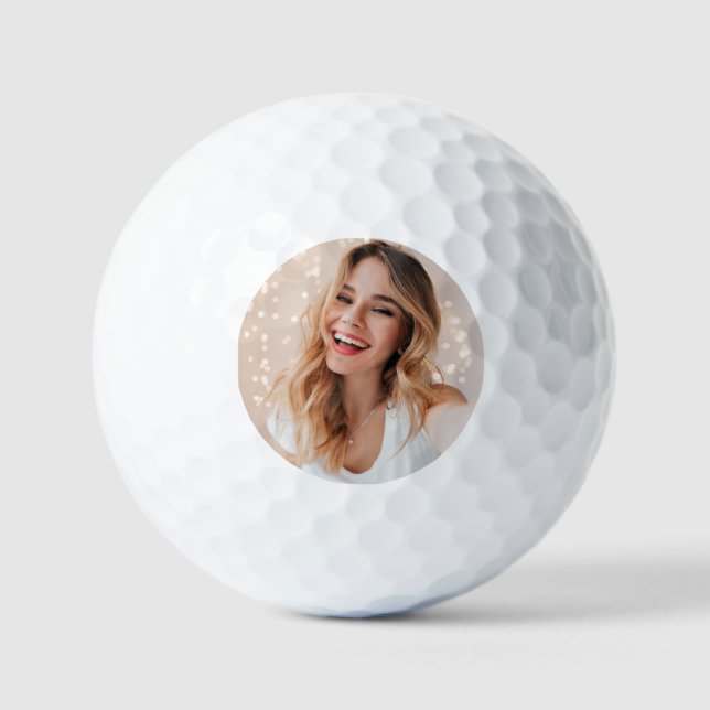 Ihr Gesicht zum Geburtstag Golfball (Vorderseite)