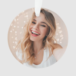 Ihr Gesicht zum Geburtstag Ornament