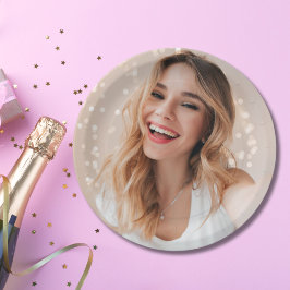 Ihr Gesicht zum Geburtstag Pappteller