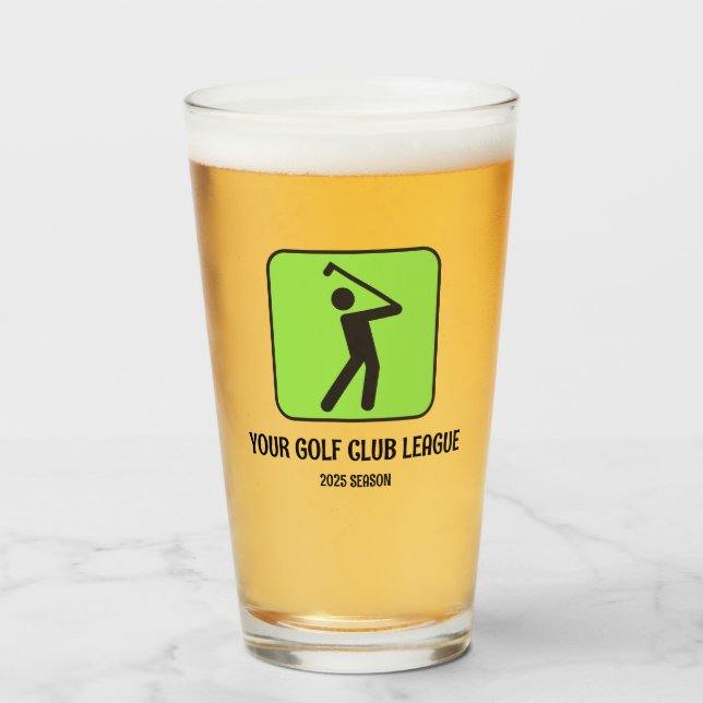 Ihr Golf League / Saisonglass Tumbler (Vorne (Gefüllt))