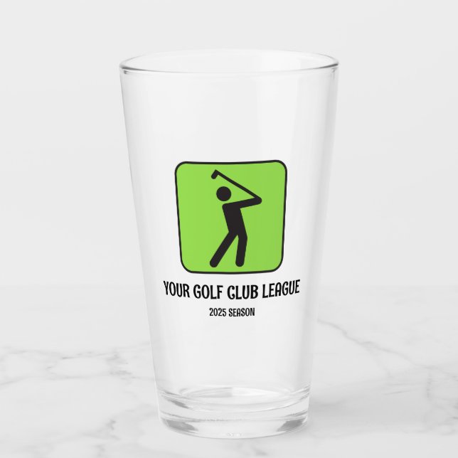 Ihr Golf League / Saisonglass Tumbler (Vorderseite)