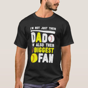 Ihr größter Fan Baseball Softball Vater der Ballsp T-Shirt