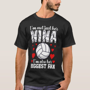 Ihr größter Fan Volleyball Nina Von Einem Volleyba T-Shirt