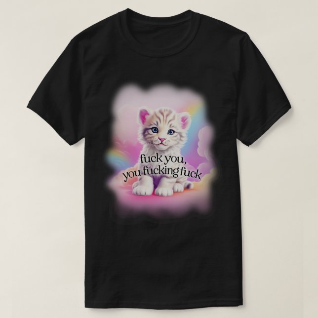 Ihr habt die Tiger-Ästhetik Niedlich T-Shirt (Design vorne)