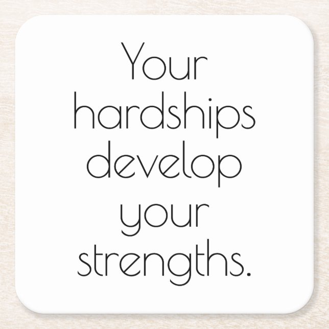 Ihr Hardwaresepapier-Untersetzer Rechteckiger Pappuntersetzer (Vorderseite)