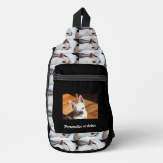 Ihr Haustier Hund Welpe benutzerdefinierte Foto ch Crossbody Bag