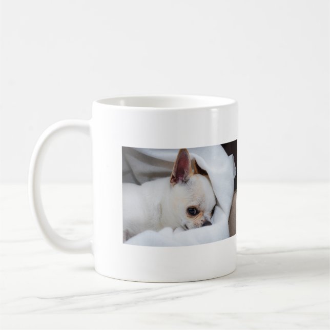 Ihr Haustier Hund Welpe benutzerdefinierte Fotos s Kaffeetasse (Links)