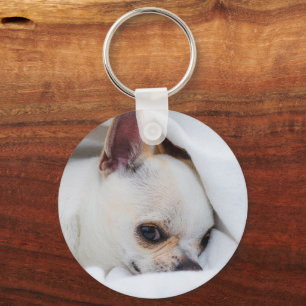 Ihr Haustier Hund Welpe Custom Foto chihuahua 2 Se Schlüsselanhänger
