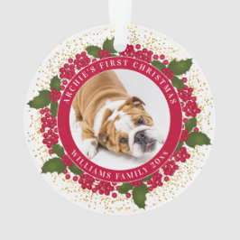 Ihr Haustier ist das erste Personalisierte Foto fü Ornament