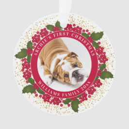 Ihr Haustier ist das erste Personalisierte Foto fü Ornament