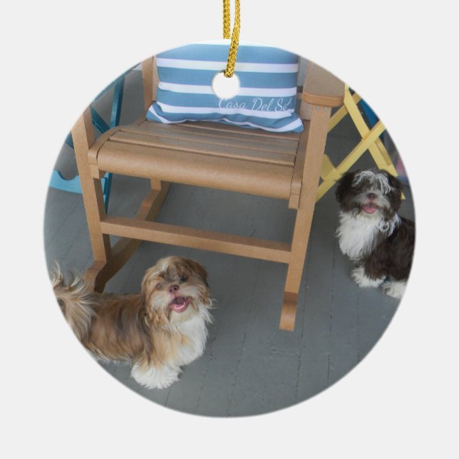 Ihr Haustier Keramik Ornament (Vorne)