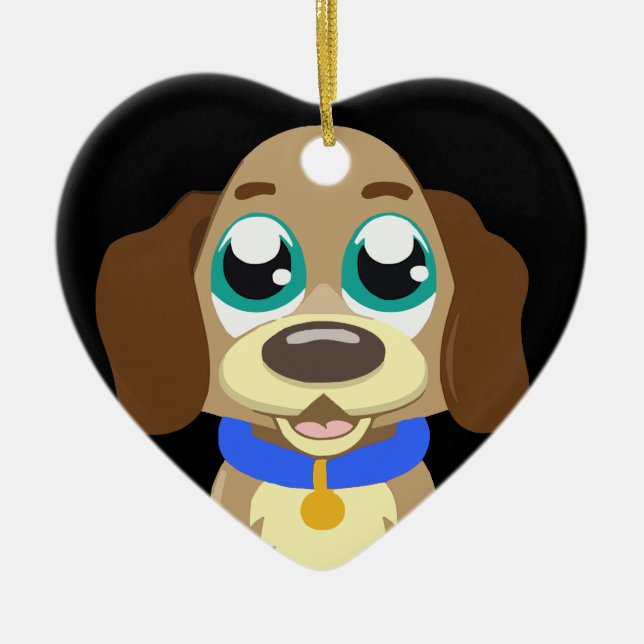 Ihr Haustier Keramik Ornament (Vorne)