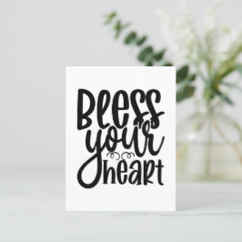 Ihr Herz segnen Postkarte