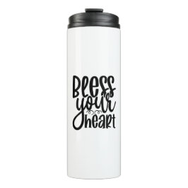 Ihr Herz segnen Thermosbecher