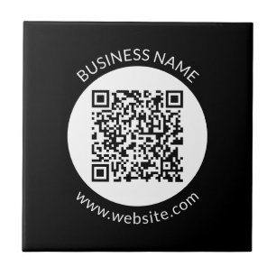Ihr hochgeladener QR-Code Bearbeitbarer Text und Fliese
